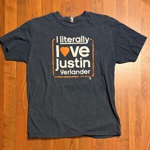Astros I Literally Love Justin Verlander Tee